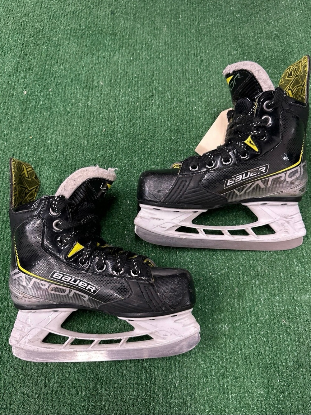 Bauer Black and Yellow Vapor Hockey Skates